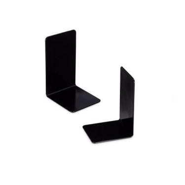 Imagem de Aparador de Livros, Bibliocanto, 1 par, Preto, GV Office