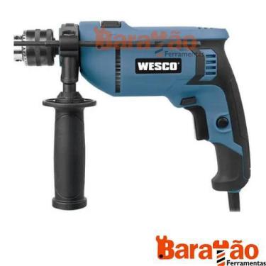 Imagem de Furadeira de impacto vel. variável e reversível 1/2 pol. 750w  wesco-w