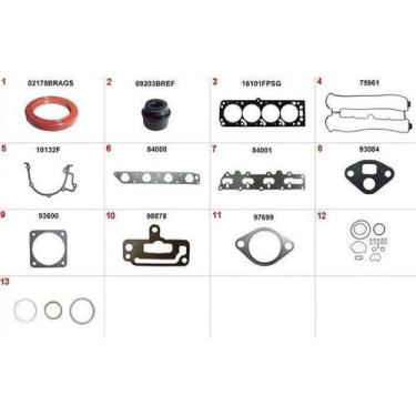 Imagem de Jogo junta motor superior astra 2.0 16v 99-2005 - SABO