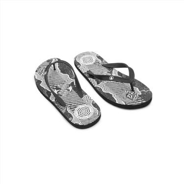 Imagem de Volcom Sandália masculina Rocker, Estampa preta, 38