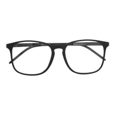Imagem de Armação Óculos Grau Feminino Quadrada Sky Preto - Palas Eyewear