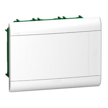 Imagem de Quadro Sobrepor 12DIN Easy9 1 Fila 12 Módulos ZF Branco Schneider, Bra