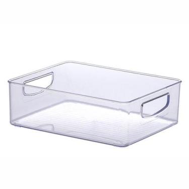 Imagem de Organizador Multiuso Diamond Cristal com Alça 25 Cm X Largura 20 Cm X 