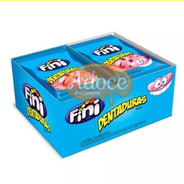 Imagem de Bala fini gelatinas mini display 12unx15g, DENTADURAS