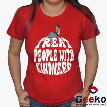 Imagem de Baby Look Harry Styles 100% Algodão - Treat People With Kindness - Pop