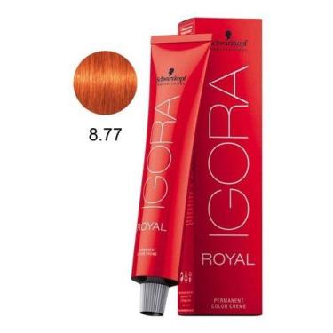 Imagem de Coloração Igora Royal 8-77 Louro Claro Cobre Extra 60g - Schwarzkopf