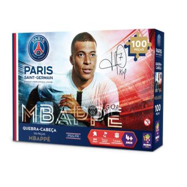 Imagem de Quebra Cabeça Colecionável PSG - Mbappe 100 peças - TCS