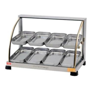 Imagem de Estufa para Salgados 8 Bandejas Dupla Linha Ouro Marchesoni, 220V