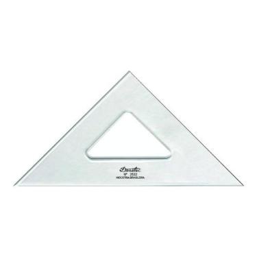 Imagem de Esquadro Trident Desetec 45º s/ Escala 032 cm 2532