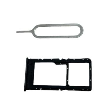 Imagem de zhxchzhi Bandeja de cartão SIM OEM Suporte para cartão SD Slot + pino Substituição para XIAOMI POCO X5 peças Preto