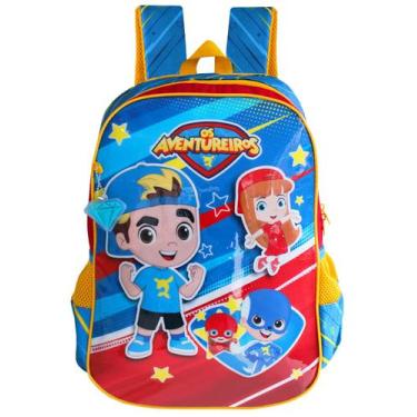 Imagem de Mochila Escolar De Alças Os Aventureiros Luccas Neto Clio, Os Aventure