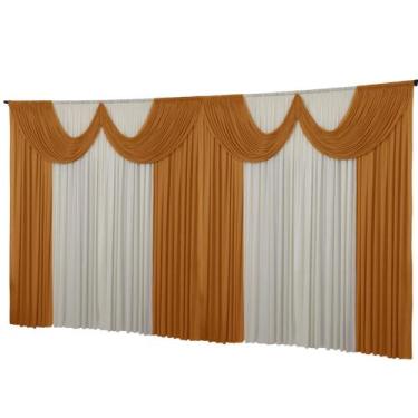 Imagem de Cortina Para Igreja 6 Metros Tecido Poliéster Premium Decora - Dennis 