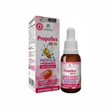 Imagem de Propoflex Kids Morango- Própolis Aquoso-30 ML Apis Vida