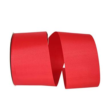 Imagem de Reliant Ribbon Fita de gorgorão Allure, 8 cm x 50 jardas, vermelha