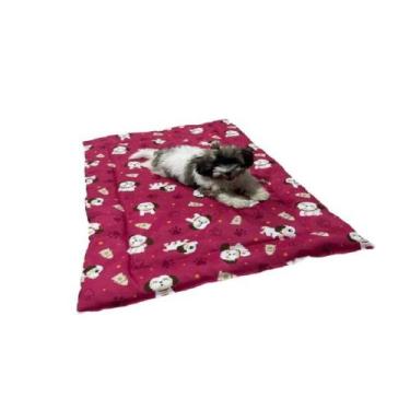 Imagem de Colchão Caminha Pet Charlotte Fundo Impermeável 1,00 x 0,70 Grande Con