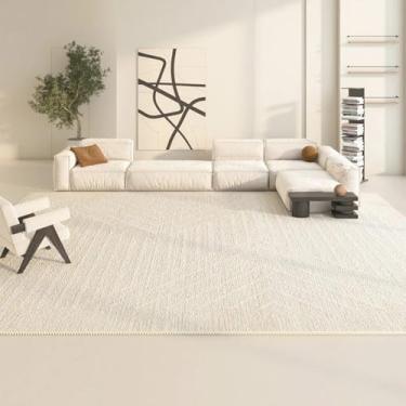 Imagem de Moda Decoração Sala de estar Tapete Quarto Casa Simples Tapete de Pelúcia Preto e Branco Linha Macia Tapete, SY834, QD, 240x360cm