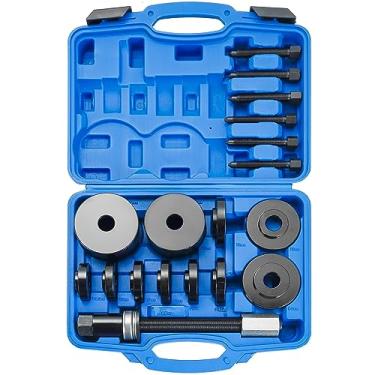 Imagem de ATPEAM Extrator de rolamento de tração dianteira universal de 19 peças | Conjunto de kit de remoção de cubo de roda dianteira para carro