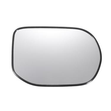 Imagem de X AUTOHAUX Substituição de vidro retrovisor do lado direito do passageiro do carro com placa de suporte vidro branco não aquecido para Honda Civic 8th 2006-2011
