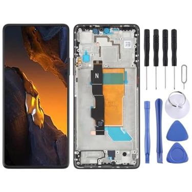 Imagem de tela Para Xiaomi Poco F5 Original Material AMOLED Digitalizador de tela LCD Montagem completa com quadro substituição da tela
