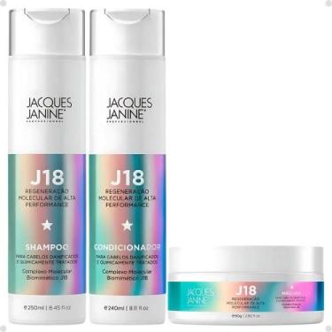 Imagem de Kit Jacques Janine J18: Shampoo, Condicionador e Máscara 80g