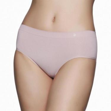 Imagem de Calcinha Cavada Liz 70220 Microfibra - Sem Costura, Blush, G