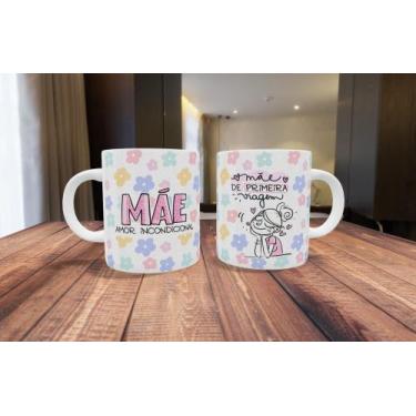 Imagem de Caneca de Porcelana  Mãe, amor incondicional - Mãe de primeira viagem 