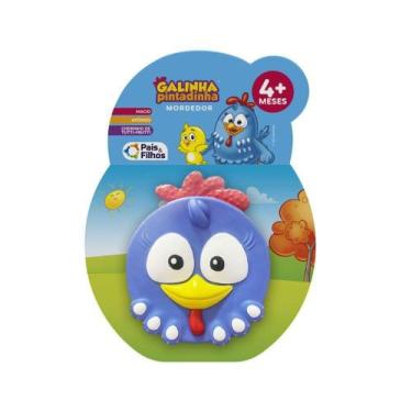 Imagem de Mordedor Galinha Pintadinha Vinil Azul Ref.791676 Pais & Filhos