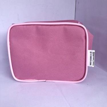 Imagem de MINI necessaire inteira NAILON ROSA (tecido) 15x12 - Gii Matos Makeup