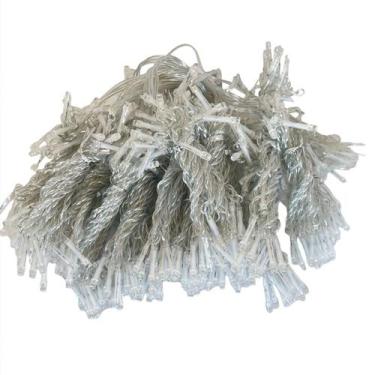 Imagem de Cortina de Led Luz Branca com Fio Branco - 3x2,8mt - 1 unidade - Rizzo