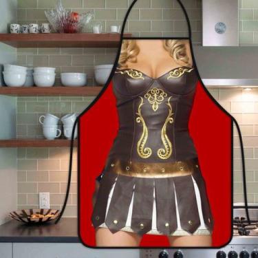Imagem de Avental Divertido E Personalizado: Gladiadora - Recanto da Costura