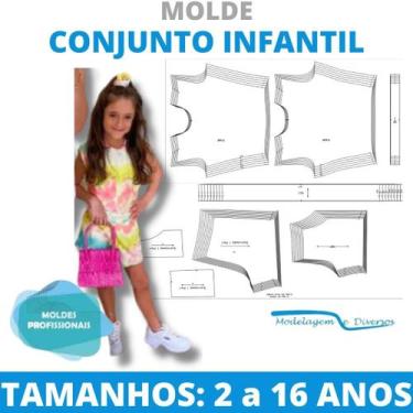 Imagem de Molde conjunto infantil, modelagem&diversos, correios