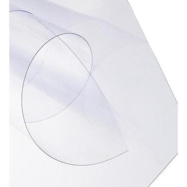 Imagem de Chapa Placa Pvc Transparente Cristal 1,20m X 62cm 0,50mm - FFA