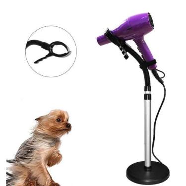 Imagem de Suporte Secador Pet Shop Cachorro Gato Animal Flexivel Salao Giratorio