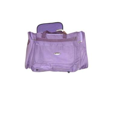 Imagem de Bolsa/sacola para viagem Cruzeiro preta S1-24 Unissex G, Lilás