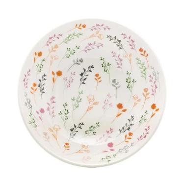 Imagem de Prato Fundo Cerâmica 20,5cm Oxford Unni Jardim Secreto