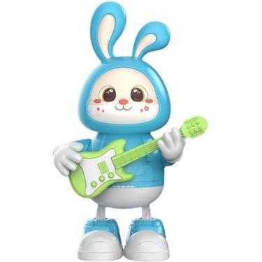Imagem de Brinquedo Coelho Guitarrista Dançarino Com  Músicas E Luzes Led AZ - T