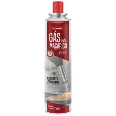 Imagem de Cartucho de Gás Para Maçaricos 400ml/215g Etaniz - CHESIQUIMICA LTDA