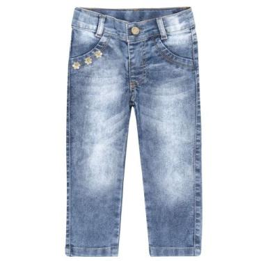 Imagem de Calça Infantil Look Jeans Skinny Jeans - UNICA - 2, 2, Azul