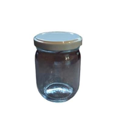 Imagem de Pote De Vidro 200 Ml Com Tampa Branca  - 24 Unidades - JOIMAR