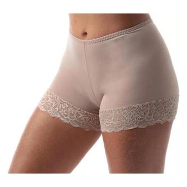 Imagem de Short Anagua Segunda Pele Feminino Com Renda Shortinho Curto - c&c, Be