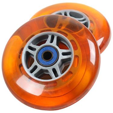 Imagem de Patins TGM 2 rodas scooter com ABEC 7 rolamentos para navalha scooter 100 mm, Laranja