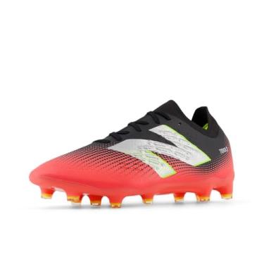 Imagem de New Balance Tênis de futebol unissex Tekela Magia Low Laced Fg V4+, Preto/Vermelho/Hi-Lite, 41/44 BR G