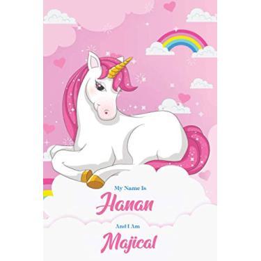 Imagem de Hanan : Cute Unicorn Journal: Notebook With Name On Front Cover, 120 pages College Ruled Notebook Journal & Diary for Writing & Note Taking for Girls ... Personalized Notebooks For Girls And Women)