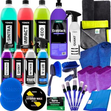 Imagem de KIT INICIANTE PARA ESTÉTICA AUTOMOTIVA COMBO LIGHT VONIXX