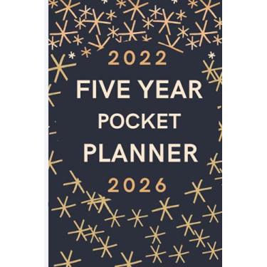 Imagem de 2022-2026 pocket planner: Assignment Pocket Planner | 2022-2026 Calendar Notebook Planner | Five Year Schudele, Time Management Organizer | Jan 2022- Dec 2026 Monthly Planner