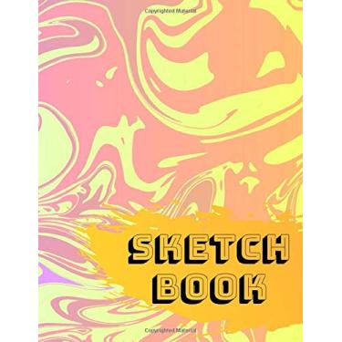 Imagem de Sketch Book: Drawing Art Pad For Kids Blank Paper For Sketching,Painting,Doodling,Writing Sketch Your World in This Sketch Pad For Drawing,Boys,Girls,Teens 8.5 x 11 (Volume 54)