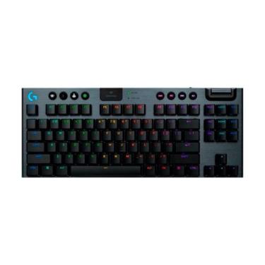 Imagem de Teclado Mecânico Gamer Sem Fio Logitech G915 X Lightspeed, Design TKL 