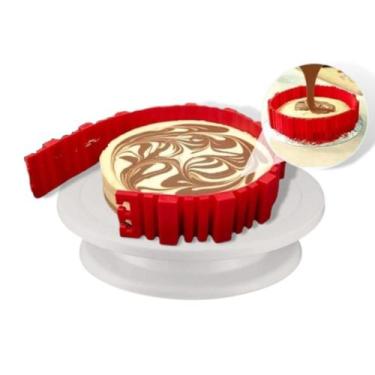 Imagem de Kit Bailarina Giratória De Bolo E  Molde Forma De Silicone - TIWA DO B