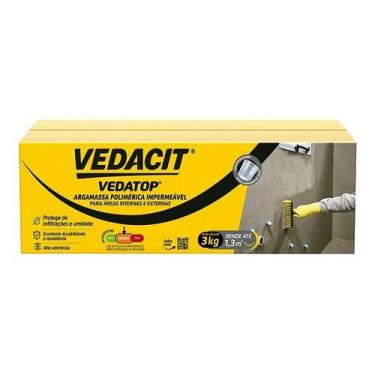 Imagem de Impermeabilizante Vedatop Caixa com 3kg - Vedacit 112806 