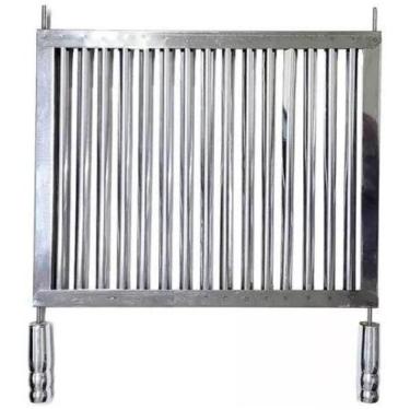 Imagem de Grelha Uruguaia Inox Parrilla Churrasco 45X40 - Bem Grill